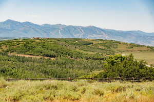 View of mountain background