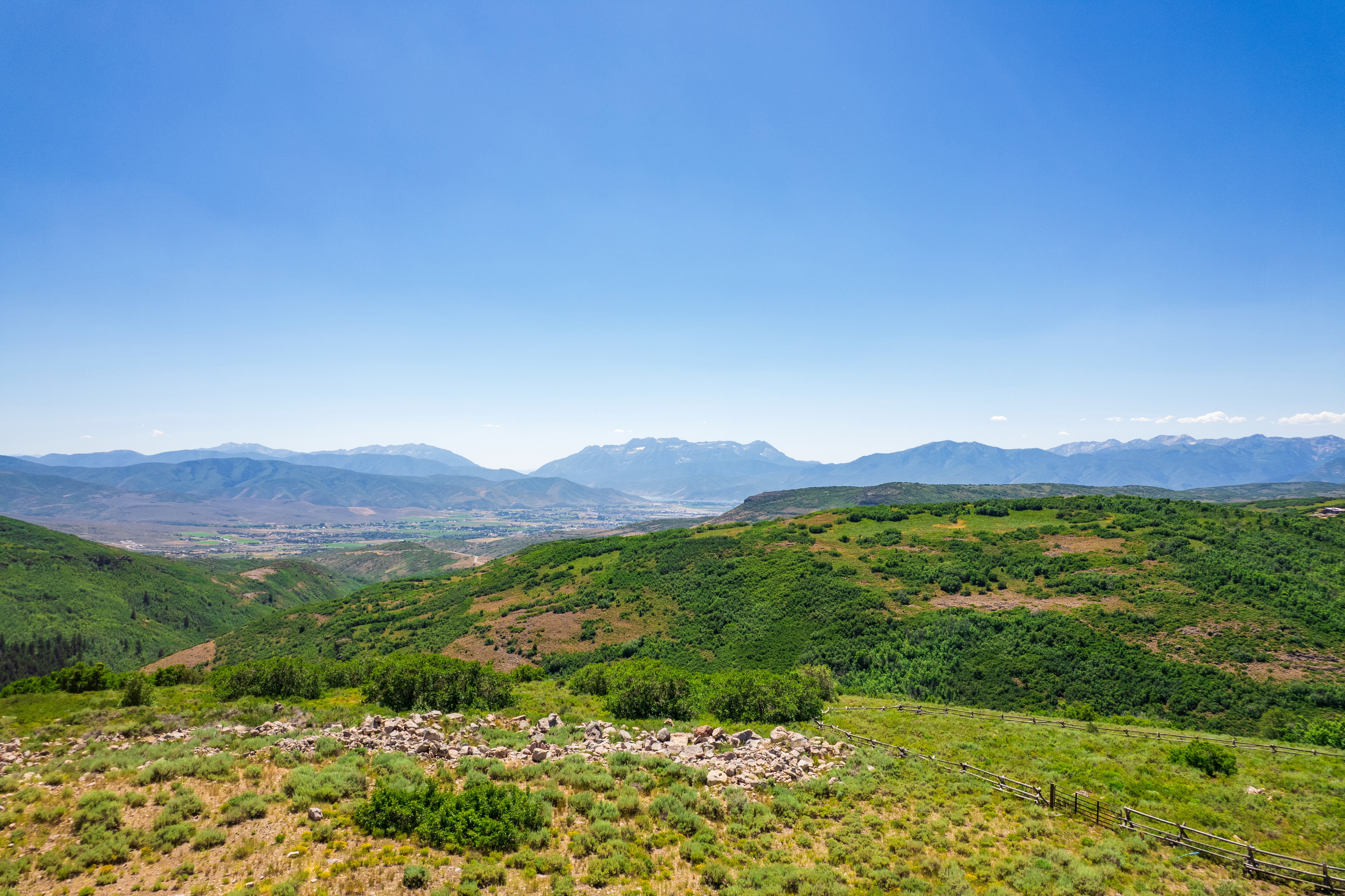 View of mountain backdrop