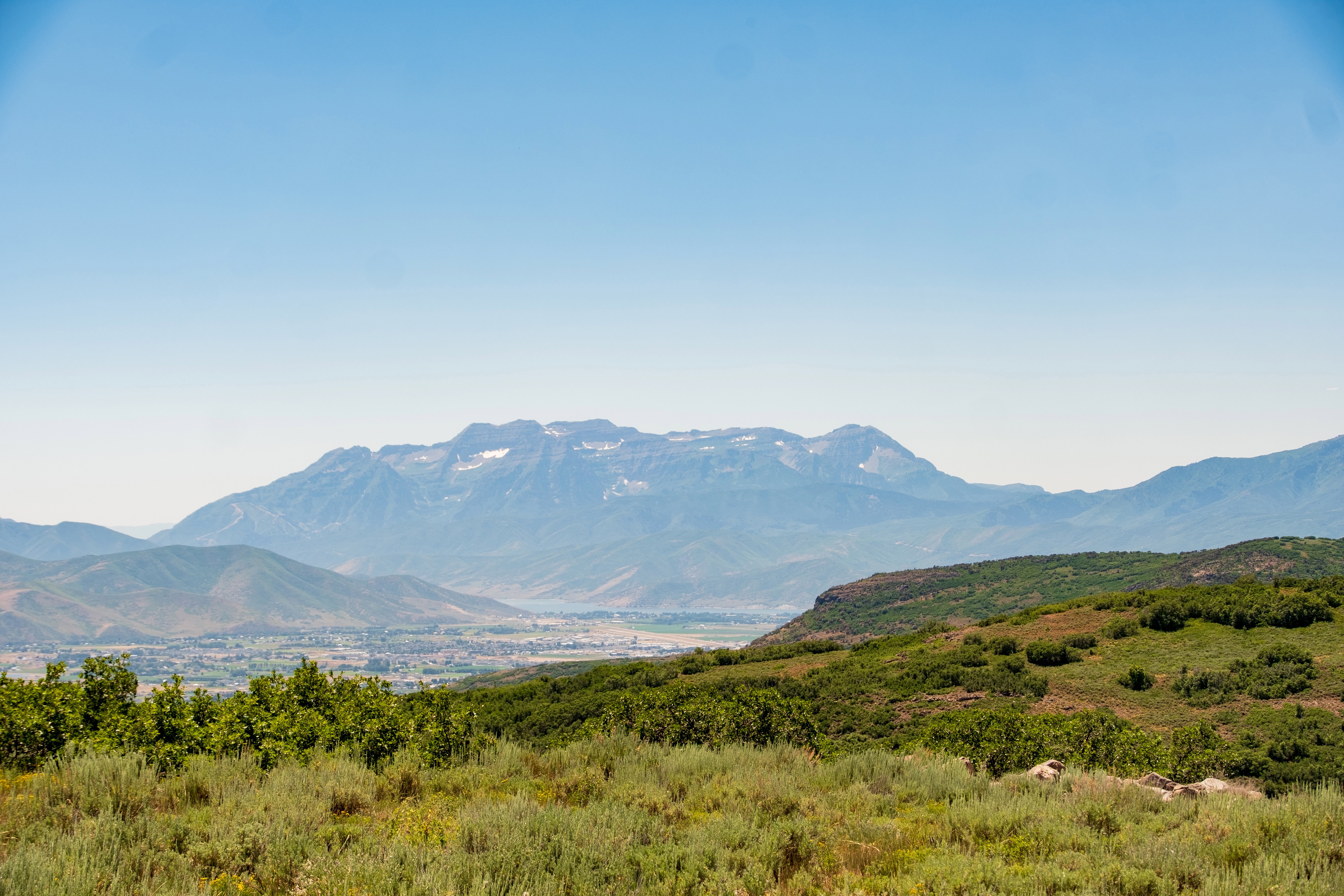 View of mountain backdrop