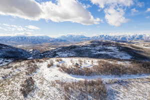 View of mountain background