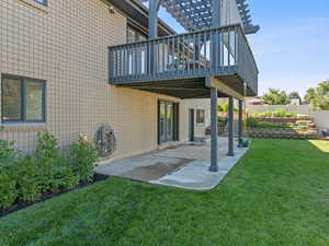 View of patio / terrace featuring a deck