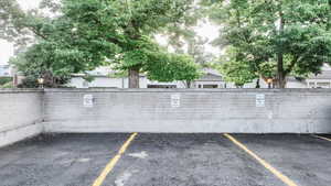 View of uncovered parking lot