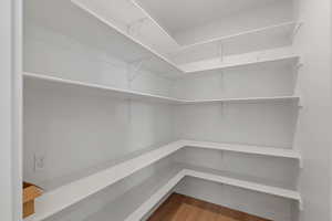 View of storage area