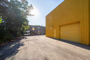View of freestanding garage
