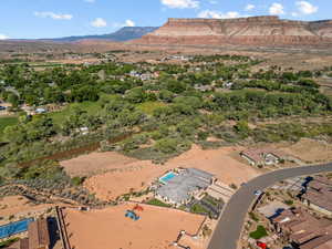 Drone / aerial view of mountains