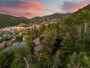 View of mountain backdrop