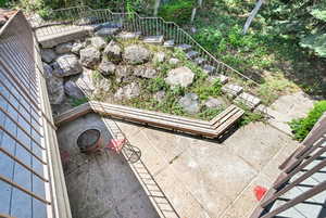 Exterior view of stairs