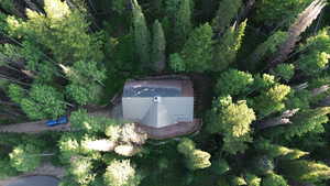View from above of property