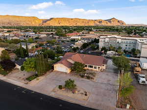 Bird's eye view of mountains