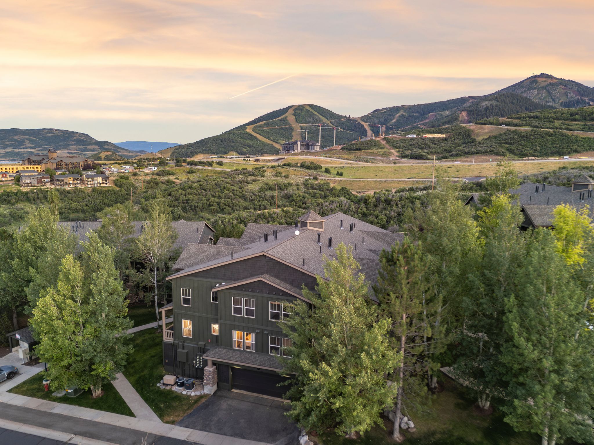 View of mountain backdrop