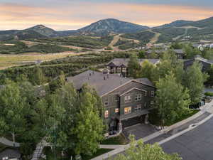 View of mountain background
