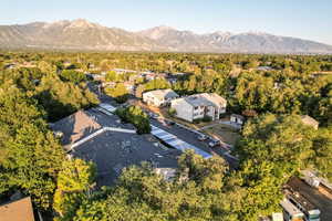 Drone / aerial view of mountains