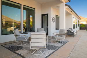 View of patio