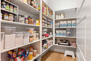 View of storage area