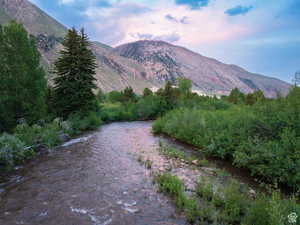 View of mountain background