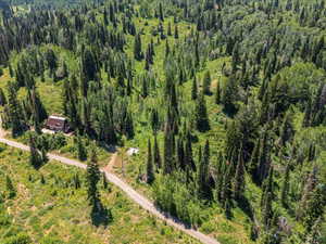 View of property location featuring a heavily wooded area