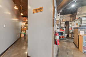 Below grade area with baseboards