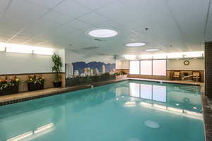 View of indoor pool