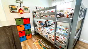 Campers, welcome to the Ranger Stationwith double-double bunk beds!