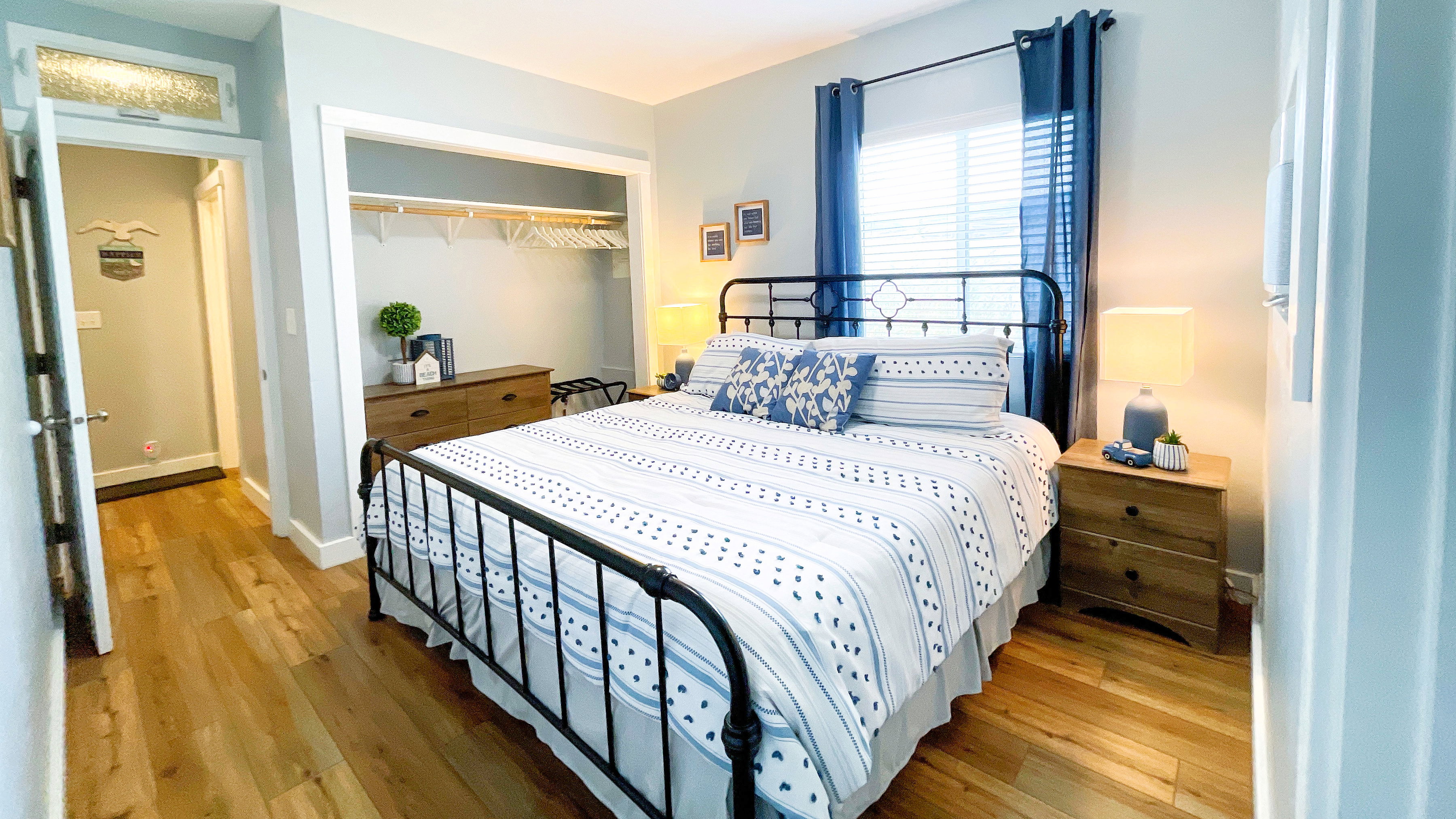 Cottage bedroom #1 (#5 overall) featuring another king size bed