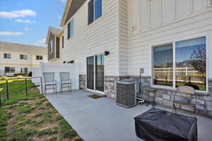 View of back patio