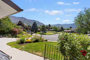 View of mountain backdrop