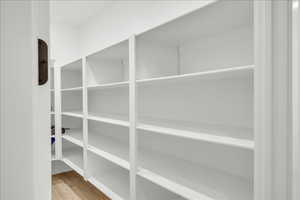 View of storage area