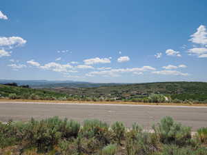 View of mountain background