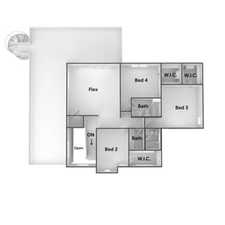 View of 2nd level floor plan