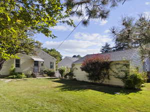 View of green lawn