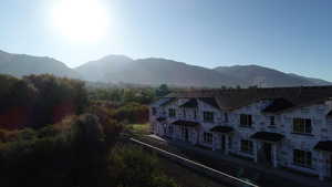 View of mountain background