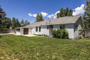 Back of house featuring a patio