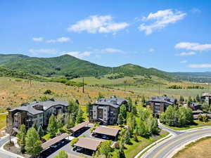 Bird's eye view of mountains