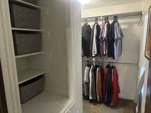 View of closet