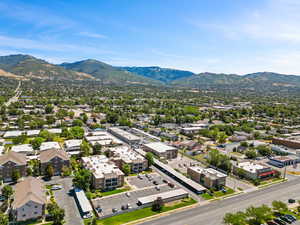 Drone / aerial view of mountains