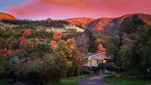 View of mountain background