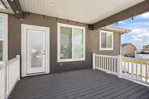 View of deck