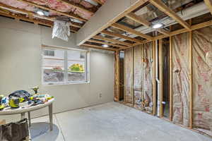 65% Finished Lower Level Bedroom 1