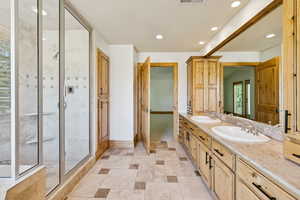 Primary Bath with Steam Shower