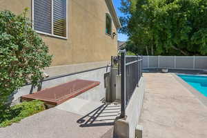 Stairs to Basement Entrance