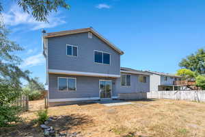 Rear view of property