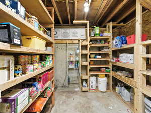 View of storage area