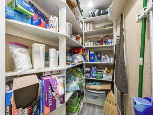 View of large pantry