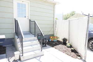 Back Entrance to property