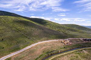 View of mountain background