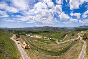 View of rural area featuring a mountain backdrop