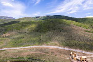 View of mountain background