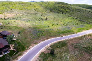 Aerial view of property and surrounding area