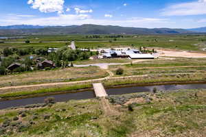 Mountain view featuring rural landscape and a nearby body of water