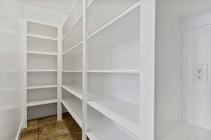 View of storage area